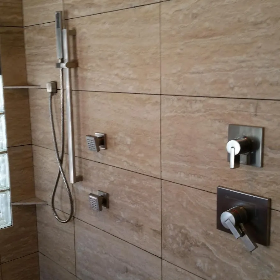 Shower fixture installation for Water Heater Replacement in Alamogordo